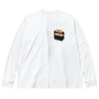 蛇口〆太のお店のお寿司・ネギトロ（軍艦） Big Long Sleeve T-Shirt