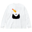 しろくま&ペンギン通信のヤンキーな天むすエナガ Big Long Sleeve T-Shirt