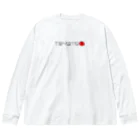 SUNNY DESIGNのTOMATO-黒字 Big Long Sleeve T-Shirt