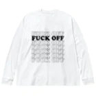 NIPPON DESIGNのFUCK OFF ビッグシルエットロングスリーブTシャツ