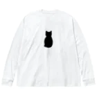 Nico_Maru_Donのくろねこちゃん ビッグシルエットロングスリーブTシャツ