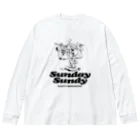 SUNDAYS GRAPHICSのSUNDAY SUNDY No.2 ビッグシルエットロングスリーブTシャツ