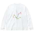 プリズモリイの箱のうねうねローソク足 Big Long Sleeve T-Shirt