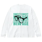 スナックキミドリ -購買部-のNew Age ビッグシルエットロングスリーブTシャツ