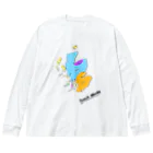 MedusasのScotch Whisky‘s  map (カラーver） Big Long Sleeve T-Shirt