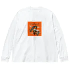 Brook(NBC games)の蛙（橙） Big Long Sleeve T-Shirt