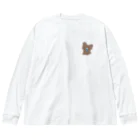 だいふくのサカナ食ってるクマ Big Long Sleeve T-Shirt