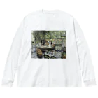 public domainのラ・グルヌイエール / クロード・モネ Big Long Sleeve T-Shirt