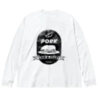 Little Machoのポーク（B） Big Long Sleeve T-Shirt