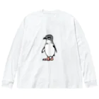 空とぶペンギン舎のコガタペンギンA Big Long Sleeve T-Shirt