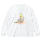 まめるりはことりのオカメインコ　シナモン【まめるりはことり】 Big Long Sleeve T-Shirt