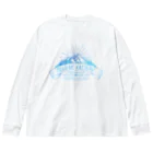 SANKAKU DESIGN STOREの定時で帰りたい for MOUNTAIN。 氷 ビッグシルエットロングスリーブTシャツ