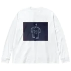 Yore Yore no T-shirtのYoreYore no T-shirtのロゴくん Big Long Sleeve T-Shirt