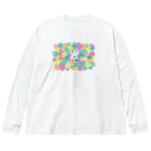 ココシマのグッズの「花番煎じ」 Big Long Sleeve T-Shirt