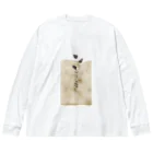 白餡のコーヒー Big Long Sleeve T-Shirt