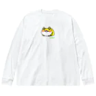 sansan-shopのくらんうぇるのつのがえる Big Long Sleeve T-Shirt