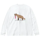 ゆるいまるのお食事ハイエナ Big Long Sleeve T-Shirt