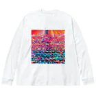 カヨラボ　スズリショップの珊瑚礁／カヨサトーTX Big Long Sleeve T-Shirt