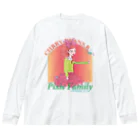 vitamin.x.oのpixie family2-yellow Big Long Sleeve T-Shirt