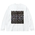 カヨラボ　スズリショップの雪と蒼／カヨサトーTX Big Long Sleeve T-Shirt