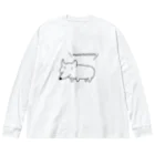 ツチブタすい臓商店のコーギー主張 Big Long Sleeve T-Shirt