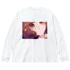 豆乳ラテのキラキラちゃん Big Long Sleeve T-Shirt