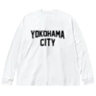 JIMOTO Wear Local Japanの横浜 横浜市 YOKOHAMA CITY　 ビッグシルエットロングスリーブTシャツ