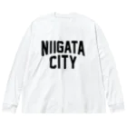 JIMOTO Wear Local Japanのniigata CITY　新潟ファッション　アイテム ビッグシルエットロングスリーブTシャツ