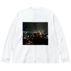 でおきしりぼ子の実験室のNight Scape ビッグシルエットロングスリーブTシャツ