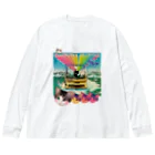 𝙈𝙊𝙈𝙊'𝙨 𝙎𝙝𝙤𝙥のcomputer graphics Big Long Sleeve T-Shirt