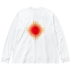 ツバメ堂の真っ赤に燃える太陽 Big Long Sleeve T-Shirt