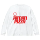 ママタルト 大鶴肥満のHIMANPIZZA ビッグシルエットロングスリーブTシャツ