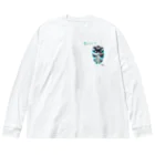 Relic7のRelic 7　二角鬼スカル Big Long Sleeve T-Shirt