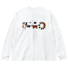 WatanabeのワオキツネザルでWAO Big Long Sleeve T-Shirt