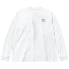 猫まる茶屋のまちょこ(黒) Big Long Sleeve T-Shirt