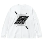 IENITY　/　MOON SIDEのしにたいけどでもいきたい #WHITE Big Long Sleeve T-Shirt