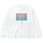 ShotaMiyakeの水面の写真 ビッグシルエットロングスリーブTシャツ