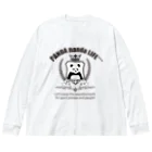 PANDA panda LIFE***のエンブレムパンダ Big Long Sleeve T-Shirt