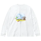 しろきのの妖怪タオルまみれ Big Long Sleeve T-Shirt