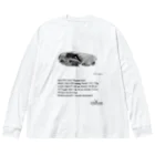 zrame-Aのニホンイタチ頭骨 Big Long Sleeve T-Shirt