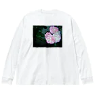 ふびらい飯のお花フィルム ビッグシルエットロングスリーブTシャツ