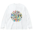 wokasinaiwoのヲカシなマリンクラブ2019集合 ビッグシルエットロングスリーブTシャツ