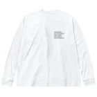 onehappinessのシンプル　ONE HAPPINESS Big Long Sleeve T-Shirt