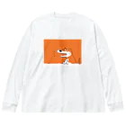 しろくまのかばん屋さん（SUZURI店）のいぬの しばさん Big Long Sleeve T-Shirt