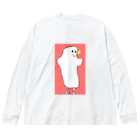 mogegeの4才が描いたペンギン ビッグシルエットロングスリーブTシャツ