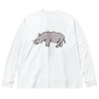 sucre usagi (スークレウサギ）のサイサイ Big Long Sleeve T-Shirt