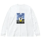 4kakeクリエイティブワーク SUZURI SHOPのBEEARフォト Big Long Sleeve T-Shirt