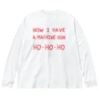 stereovisionのマシンガンは頂戴した HO-HO-HO ビッグシルエットロングスリーブTシャツ