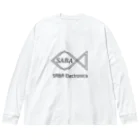 さば電子のSABAロゴ(白) Big Long Sleeve T-Shirt