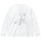 bunのだらしない人とだらしない猫 Big Long Sleeve T-Shirt